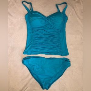 La Blanca size 10 swim suit Tankini Top & Bottom